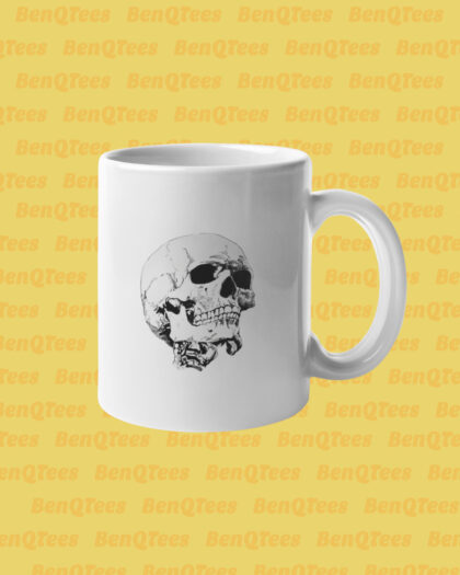 Skull Mug White