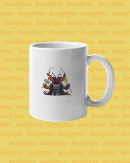 Superhero Mashup White Mug